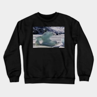 Hooker Lake icebergs Crewneck Sweatshirt